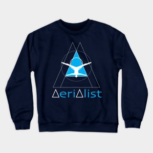 Aerialist Lyra Circus Tee Aerial Hoop design Crewneck Sweatshirt